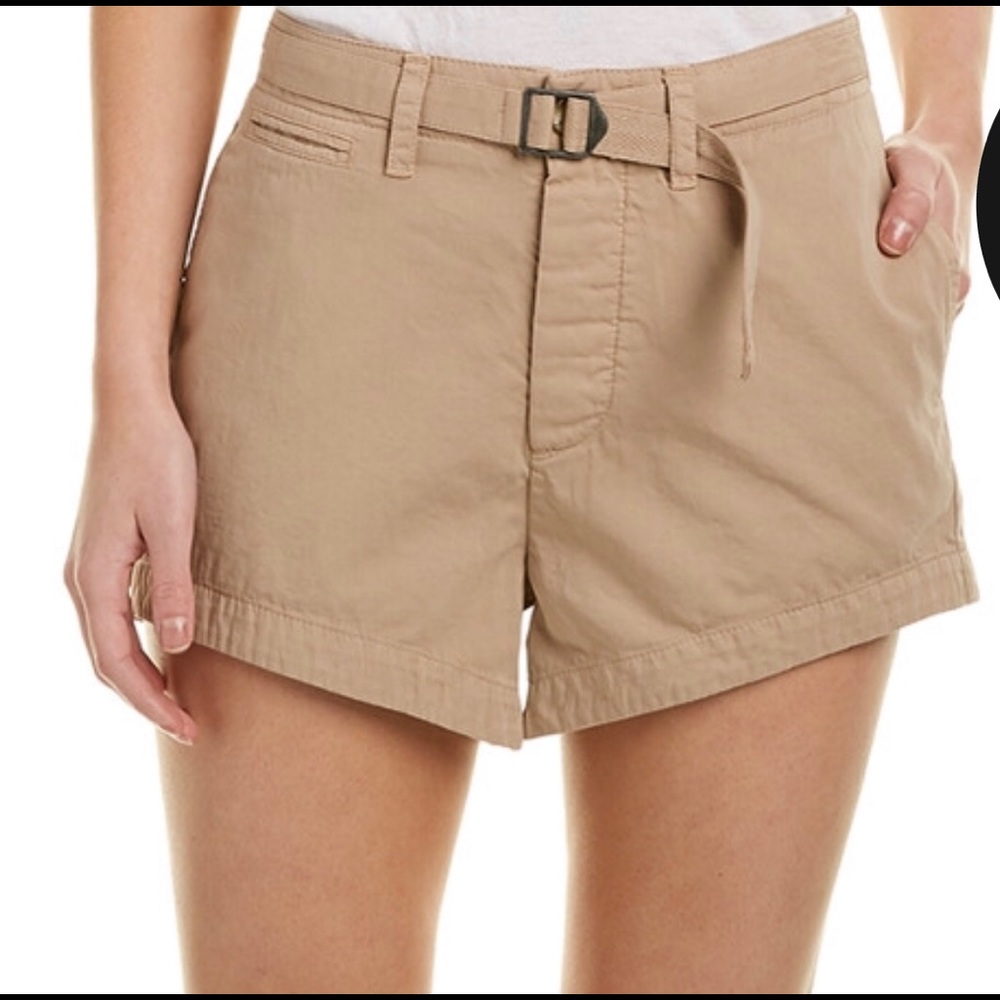 James Perse Belted Shorts